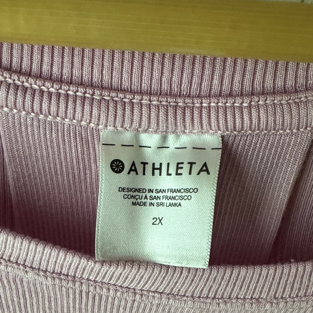 Athleta Ribbed Top - Picture 2 of 4